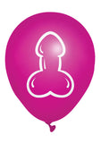 Candyprints Super Fun Penis Balloons - Assorted Colors - 8 Per Bag