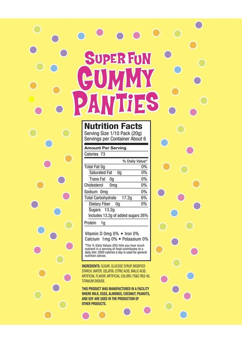 Candyprints Super Fun Penis Gummy Bikini - Multicolor - One Size - Set