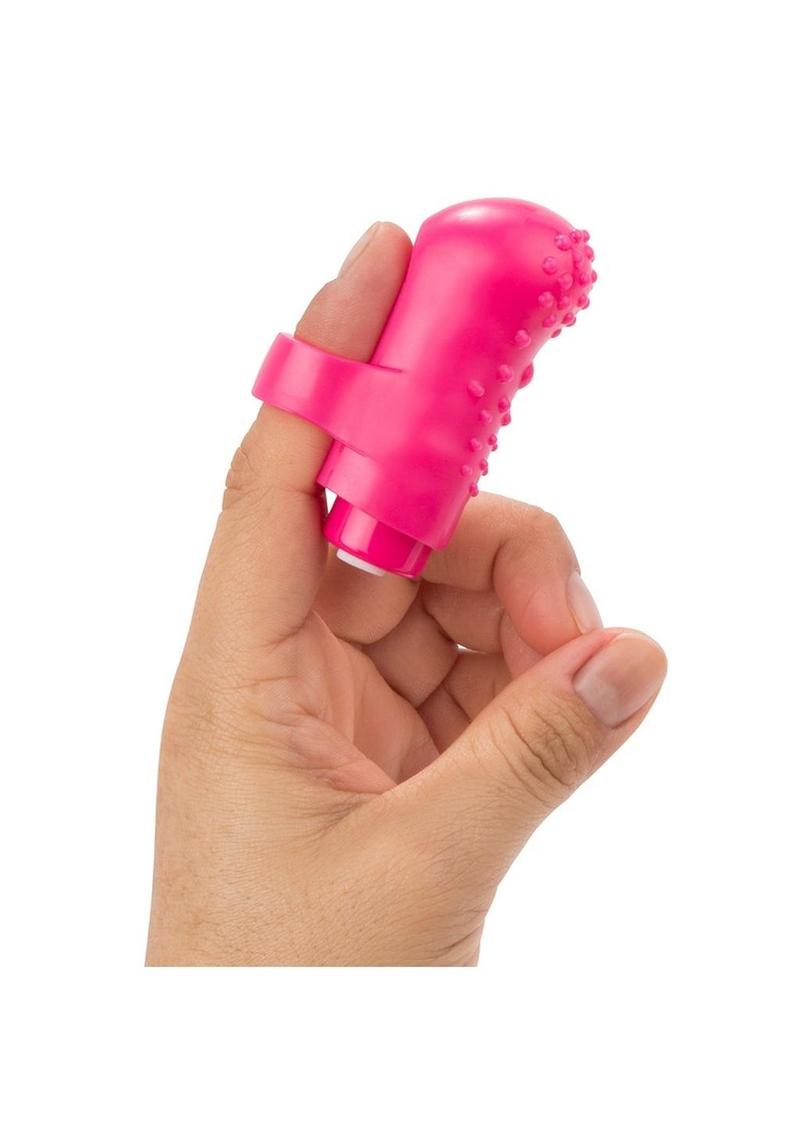 Charged Fing O Rechargeable Finger Mini Vibrator Waterproof - Pink