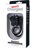 Charged Monarch USB Rechargeable Butterfly Vibe Silicone Cock Ring Waterproof