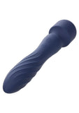 Charisma Mystique Rechargeable Silicone Massager Wand - Blue