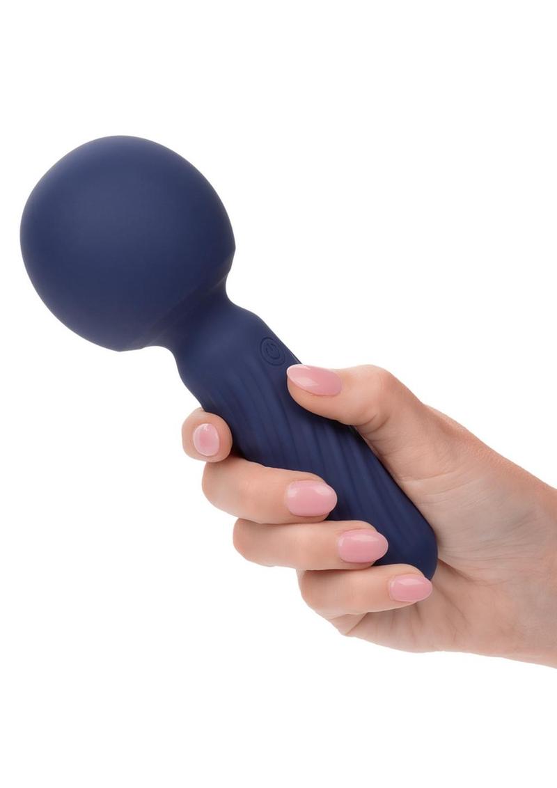 Charisma Seduction Rechargeable Silicone Massager Wand - Blue