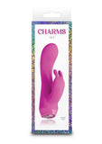 Charms Ivy Rechargeable Silicone Rabbit Vibrator - Magenta/Pink