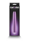 Chroma Classic Rechargeable Vibrator - Purple - 7in