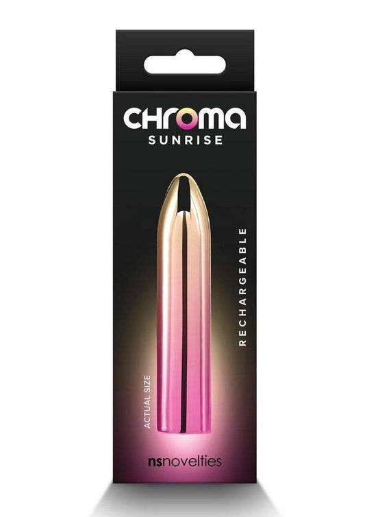 Chroma Sunrise Rechargeable Vibrator - Multicolor - Medium