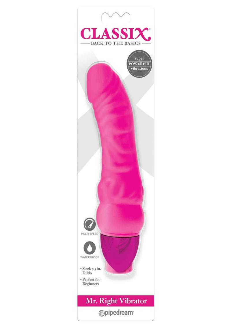 Classix Mr. Right Vibrator - Pink