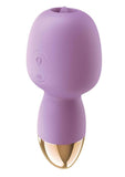 Clit-Tastic Intense Dual Massager Rechargeable Silicone Vibrator with Clitoral Stimulator - Lavender/Purple