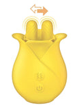 Clit-Tastic Tulip Rechargeable Silicone Finger Massager - Yellow