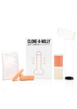 Clone-A-Willy Plus Balls Silicone Dildo Molding Kit with Bullet Vibrator and Remote Control