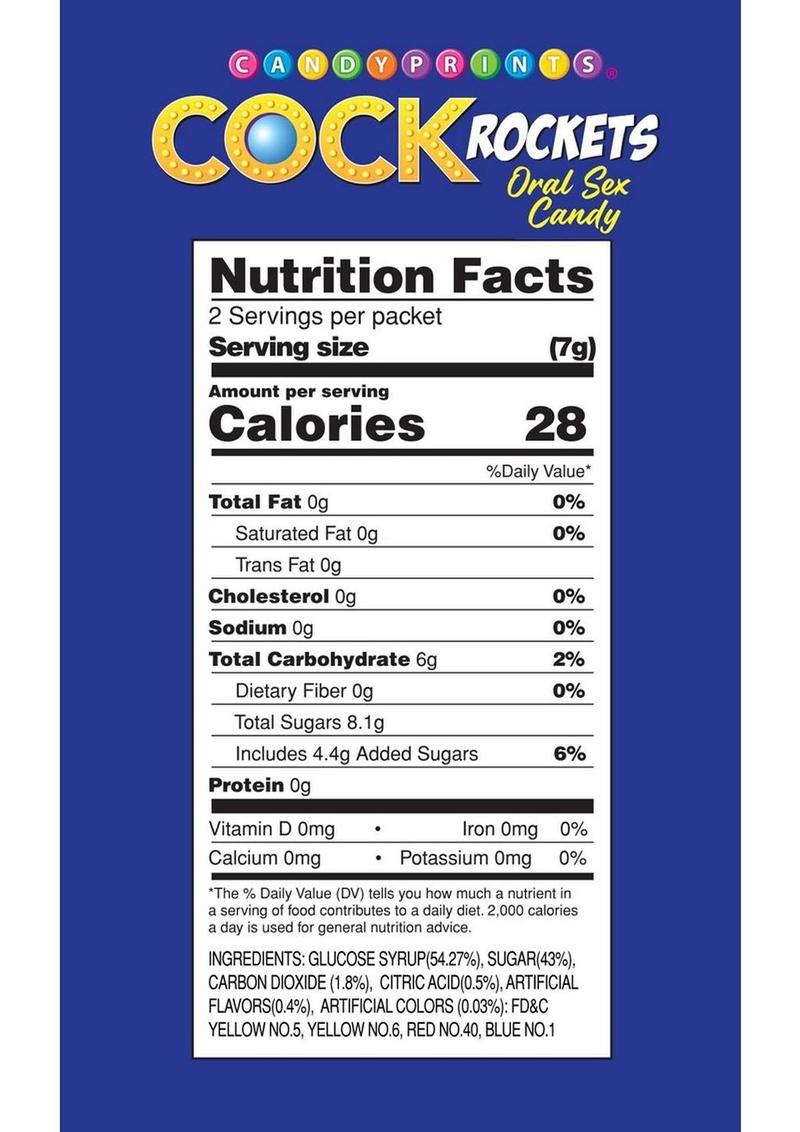 Cock Rockets Oral Sex Candy - Watermelon