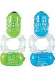 Color Pop Big O 2 Silicone Double Vibrating Cock Ring Waterproof