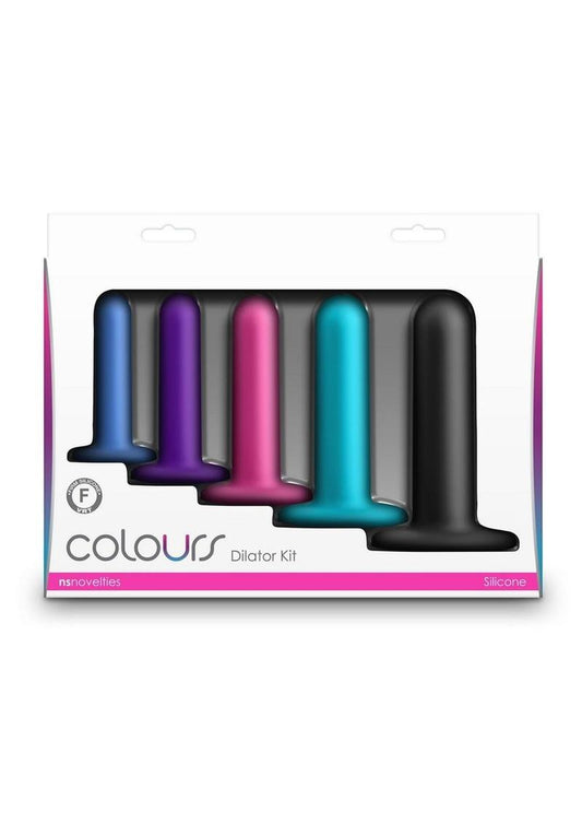 Colours Dilator Silicone Anal Kit - Multicolor