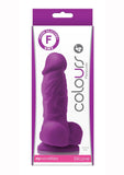 Colours Pleasure Silicone Dildo - Purple - 4in