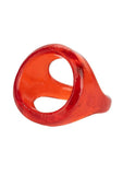 Colt XL Snug Tugger Cock Ring Scrotum Support - Red