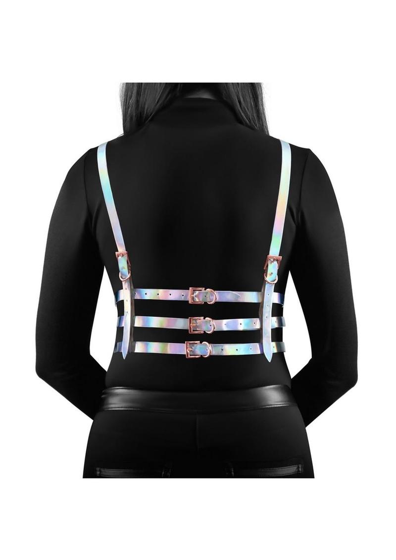 Cosmo Harness Bewitch Chest Harness - Multicolor/Rainbow - Large/XLarge