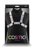 Cosmo Harness Rogue Chest Harness - Multicolor/Rainbow - Medium/Small