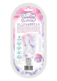 Cotton Candy Flufferella Rechargeable Silicone Vibrator - Aqua/Blue/Fuschia/Pink