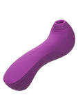 Couture Collection Dual Pleasure Wand Rechargeable Silicone Massager - Purple