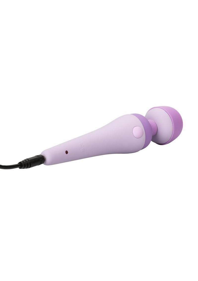 Couture Collection Inspire Wand Massager with Silicone Attachments - Lavender/Purple