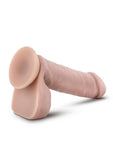 Loverboy Cowboy Dildo with Balls - Vanilla - 7.75in