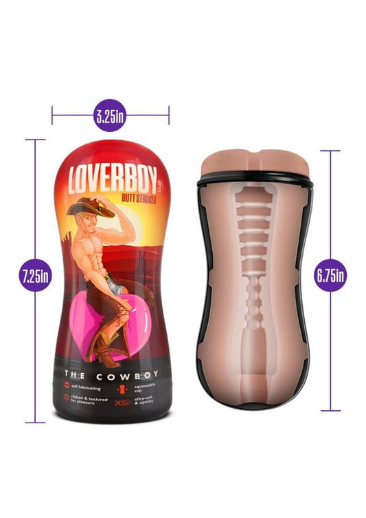 Loverboy Cowboy Self Lubricating Anal Pocket Stroker - Vanilla