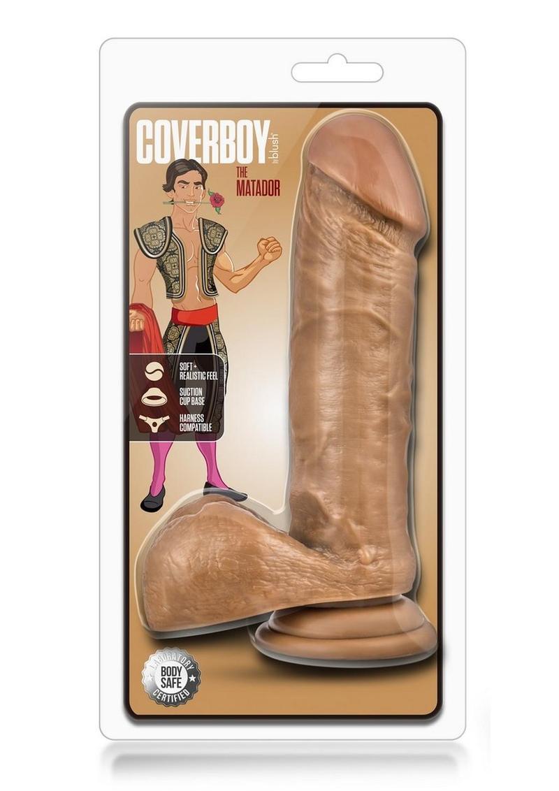 Loverboy The Matador Dildo with Balls - Caramel - 8in