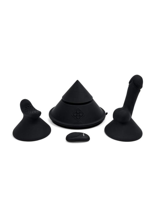 Cowgirl Cone Silicone Attachment - Black