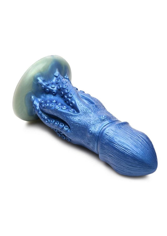 Creature Cocks Cocktopus Octopus Silicone Dildo - Blue