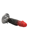 Creature Cocks Count Cockula Silicone Dildo - Black/Red