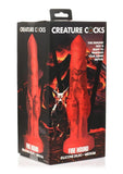 Creature Cocks Fire Hound Silicone Dildo