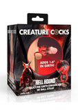 Creature Cocks Hell Hound Silicone Penis Sleeve and Ball Stretcher