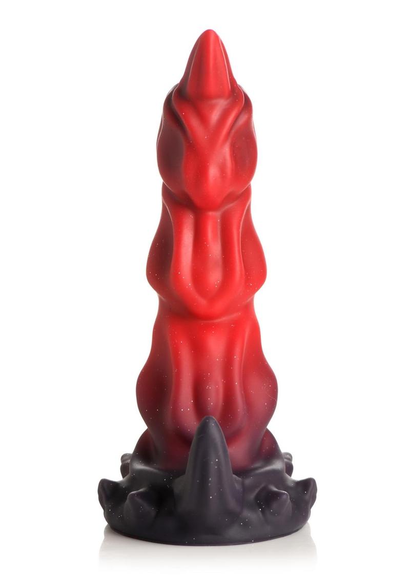 Creature Cocks King Scorpion Silicone Dildo - Black/Red