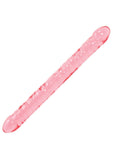 Crystal Jellies Double Dildo - Pink - 18in