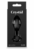 Crystal Premium Glass Rose Probe - Black