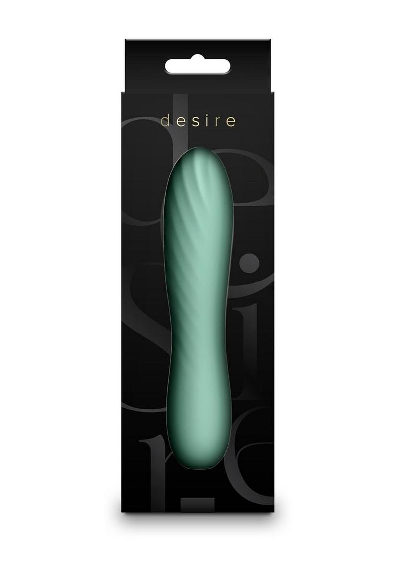 Desire Destiny Rechargeable Silicone Vibrator - Green