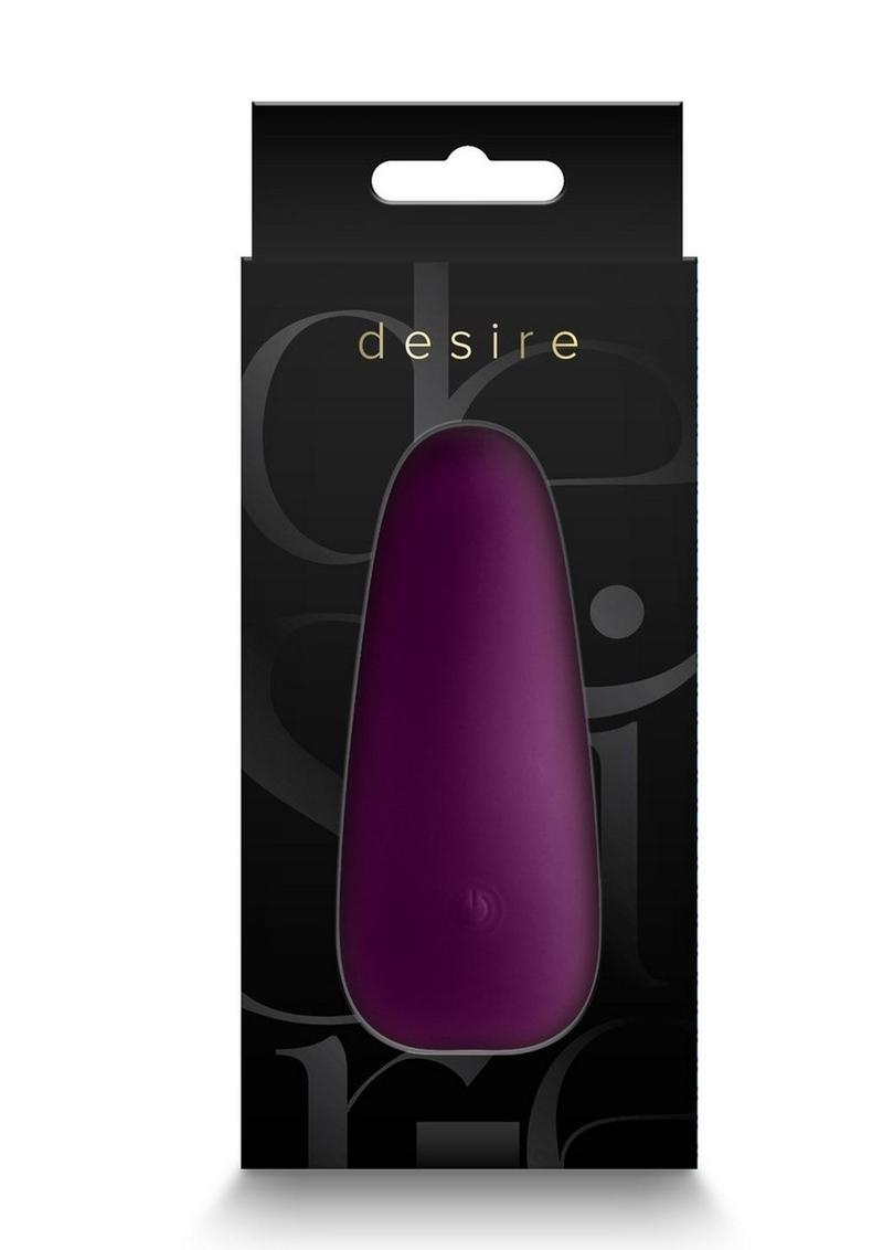 Desire Kama Rechargeable Silicone Vibrator - Purple