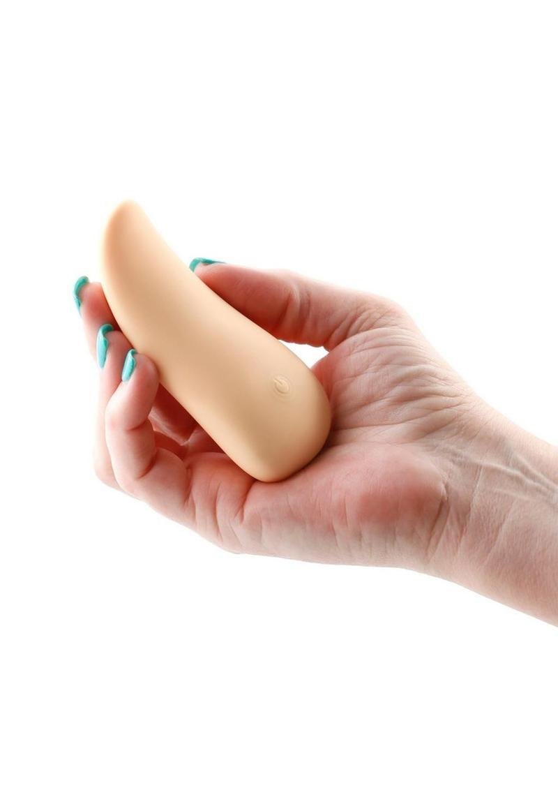 Desire Kama Rechargeable Silicone Vibrator - Blue