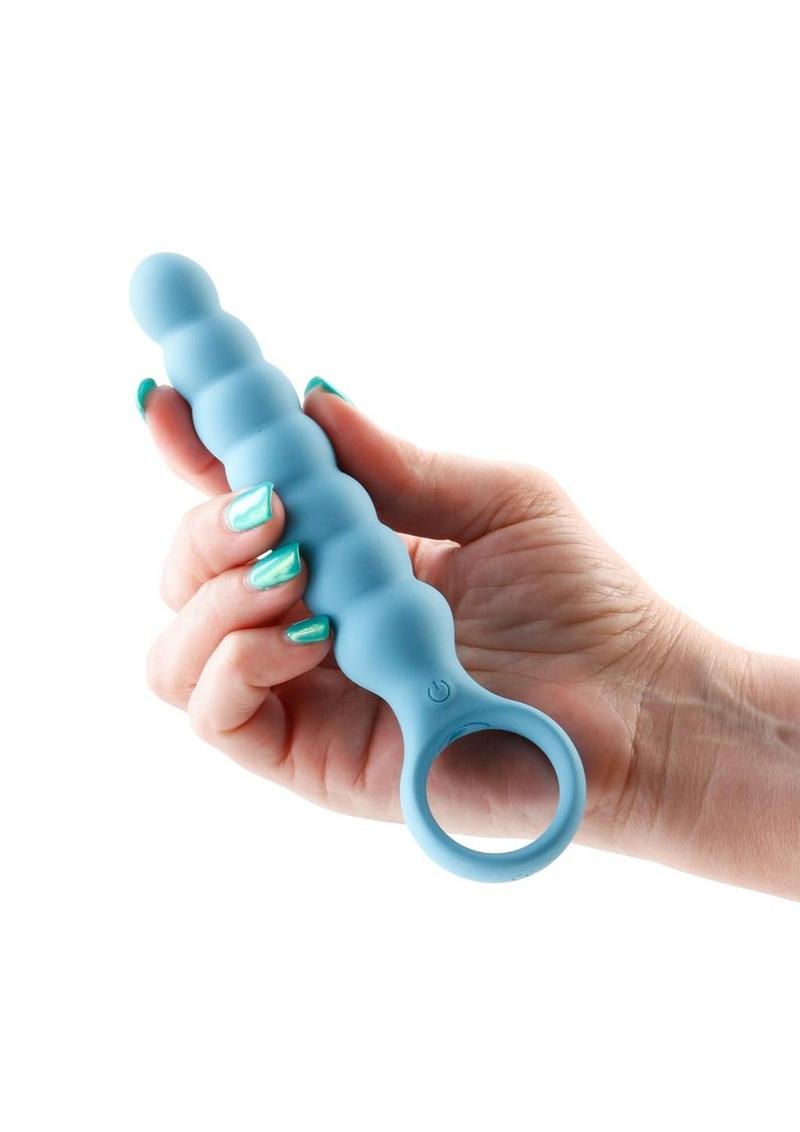 Desire Lucent Rechargeable Silicone Flexible Wand - Blue