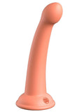 Dillio Platinum Secret Explorer Silicone Dildo - Orange - 6in