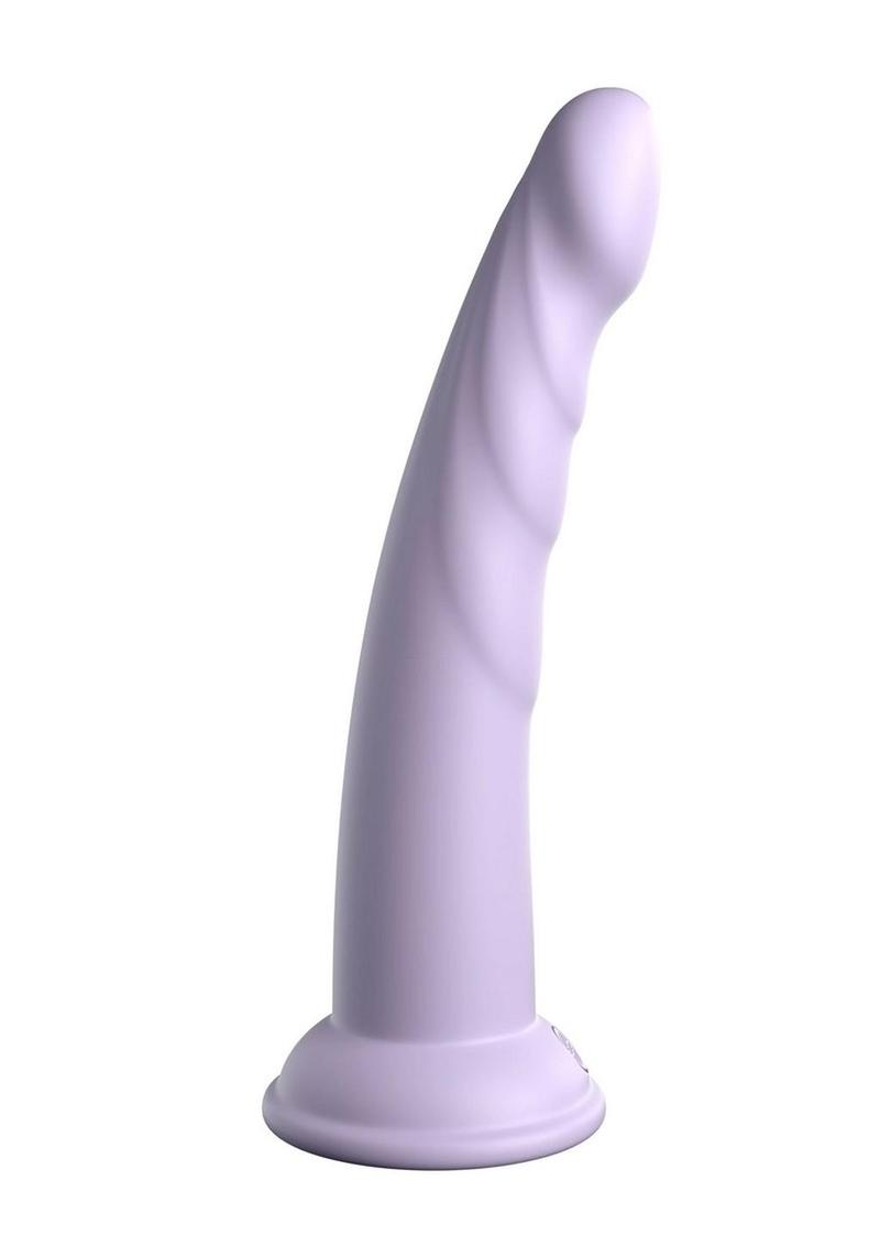 Dillio Platinum Slim Seven Silicone Dildo - Lavender/Purple - 7in