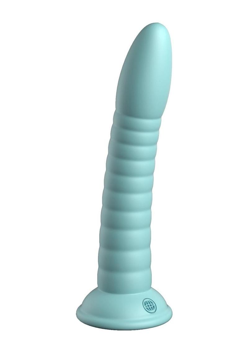 Dillio Platinum Wild Thing Silicone Dildo - Teal - 7in