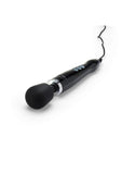 Doxy Die Cast Wand Metal Plug-In Vibrating Body Massager - Black/Metal