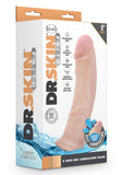 Dr. Skin Glide Self Lubricating Dildo - Vanilla - 8in