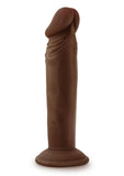 Dr. Skin Plus Posable Dildo - Chocolate - 6in