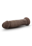 Dr. Skin Plus Thick Posable Dildo with Suction Cup - Chocolate - 9in