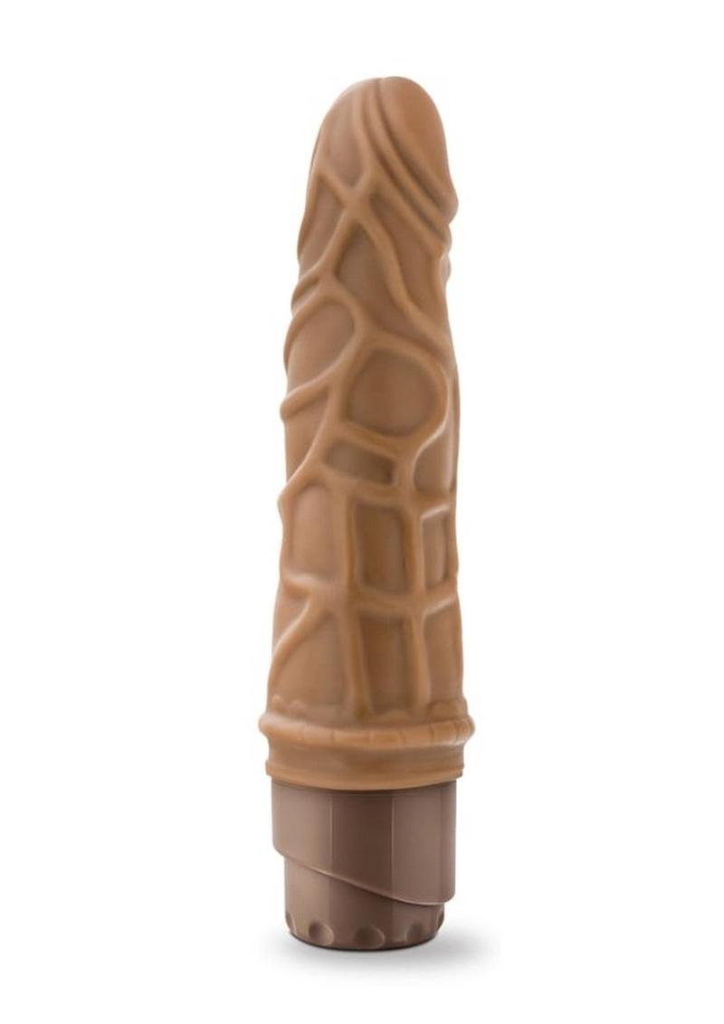 Dr. Skin Cock Vibe 3 Vibrating Dildo - Caramel - 7.25in