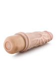 Dr. Skin Cock Vibe 3 Vibrating Dildo - Flesh/Vanilla - 7.25in