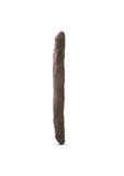 Dr. Skin Double Dildo - Chocolate - 14in