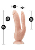 Dr. Skin Dual Penetrating Dildo with Suction Cup