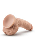 Dr. Skin Mr. Mayor Dildo with Balls and Suction Cup - Vanilla - 9in